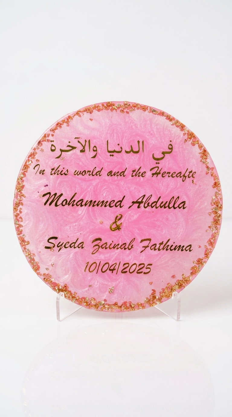 Personalised Resin Nameplate [5 inch]