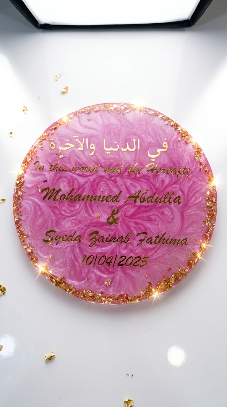 Personalised Resin Nameplate [5 inch]