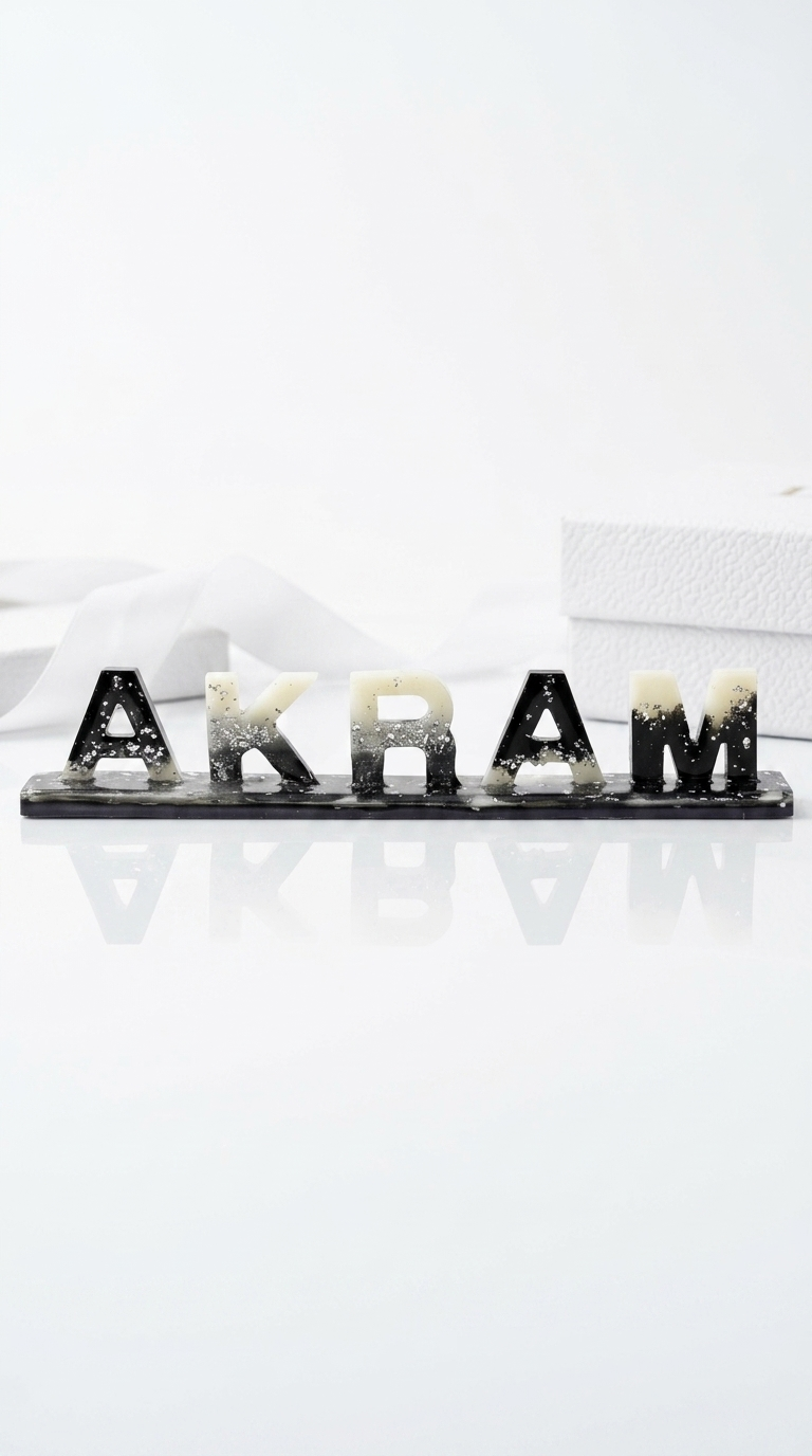 Resin Namestand [5 letter]