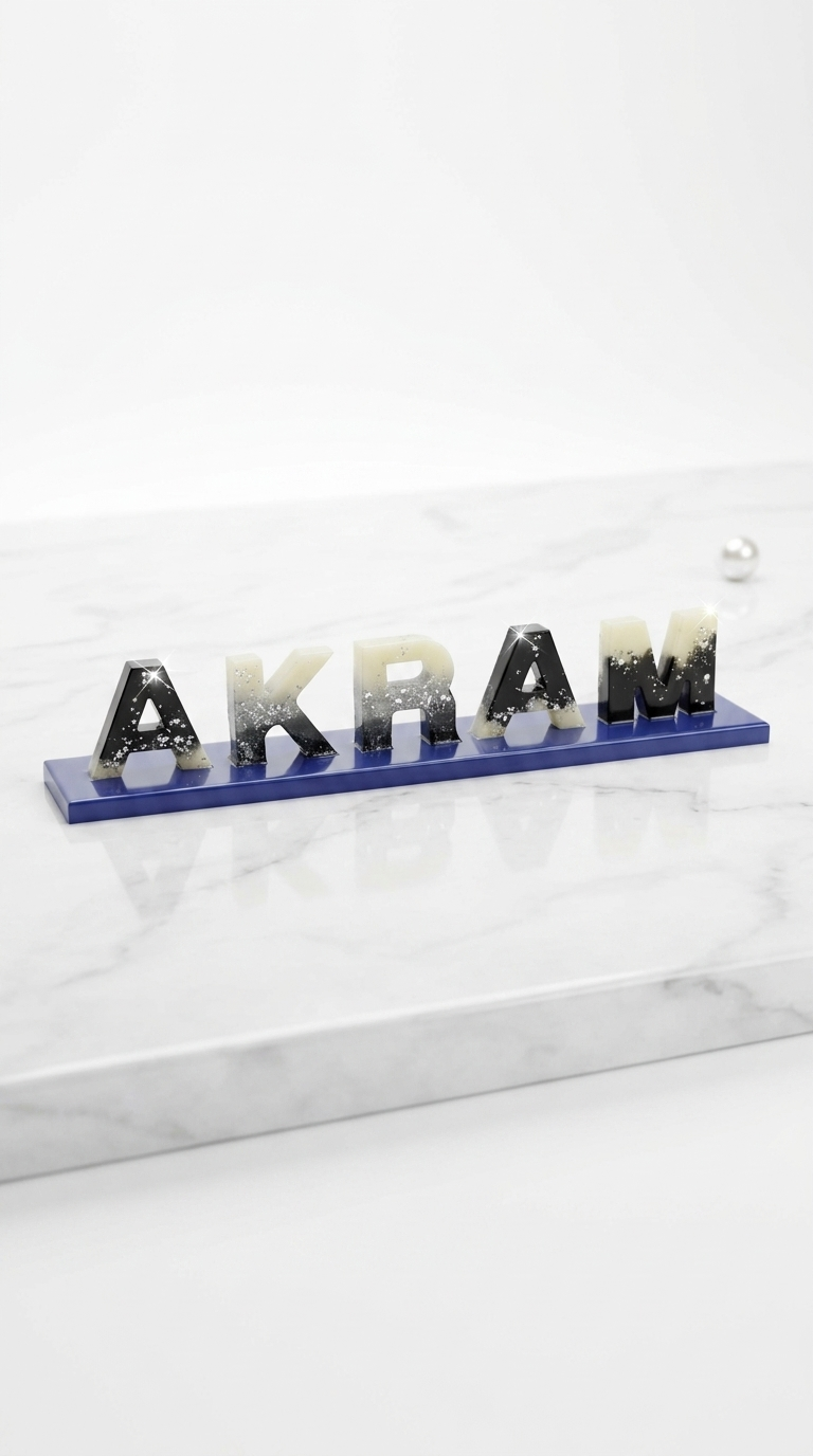 Resin Namestand [5 letter]