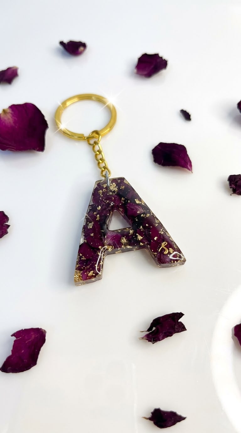 Personalised Resin Keychain - [ Preservation ]