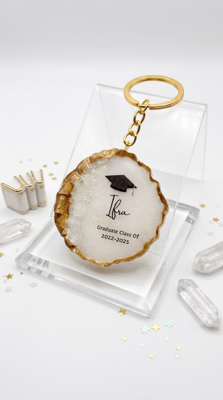 Graduation Resin Keychain