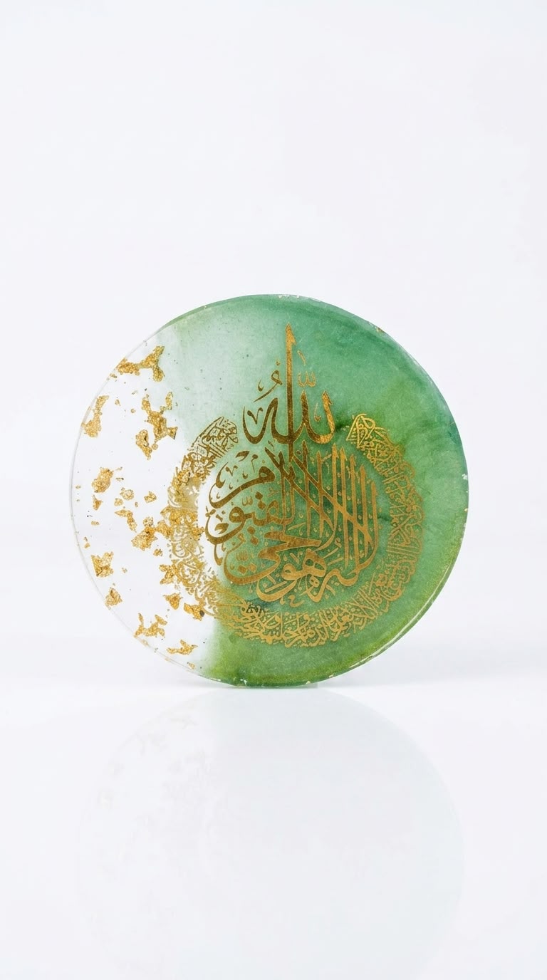 Ayatul Kursi Resin Nameplate - [ 5 Inch ]