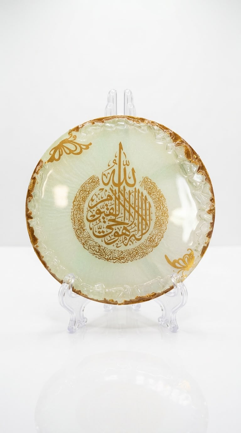 Ayatul Kursi Resin Nameplate - [ 5 Inch ]
