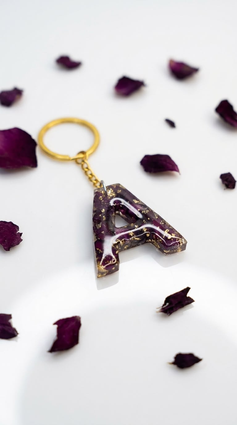 Personalised Resin Keychain - [ Preservation ]